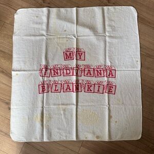 Vintage My Indiana Baby Blankie